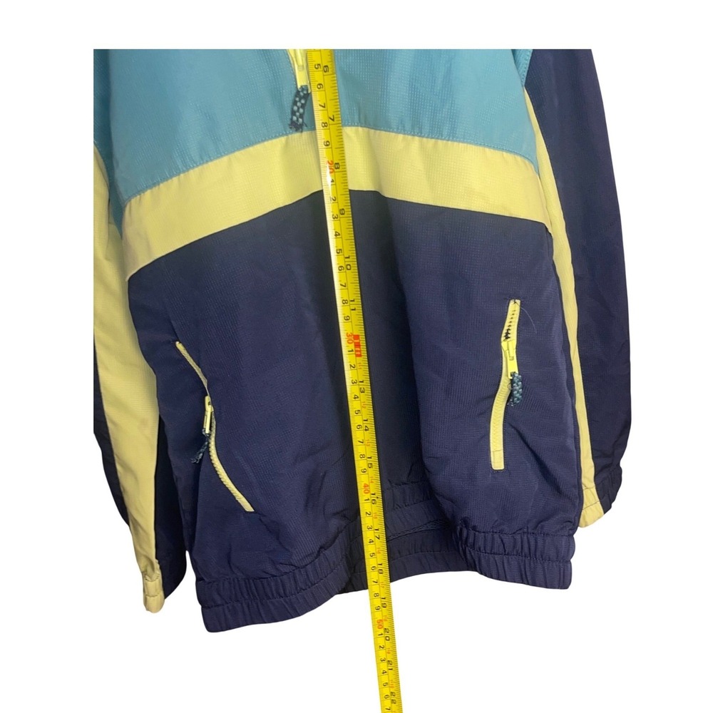 Tommy Bahama Kids Hooded Windbreaker Jacket Blue Colorblock Youth Size M 7–8 - Picture 7 of 8